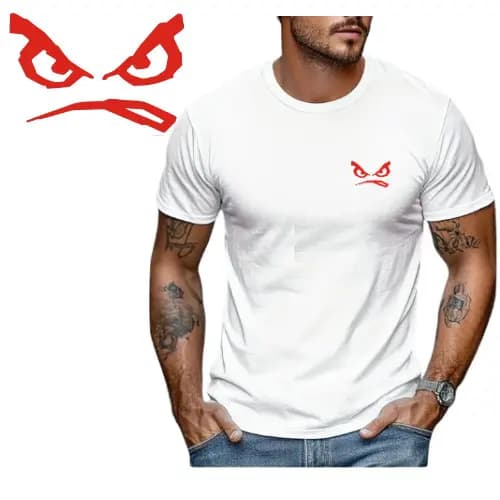 Camisetas Retro BadBoy logo pequeno Estampadas de alta qualidade, esportiva Unissex uso diário (esportivo ou casual)
