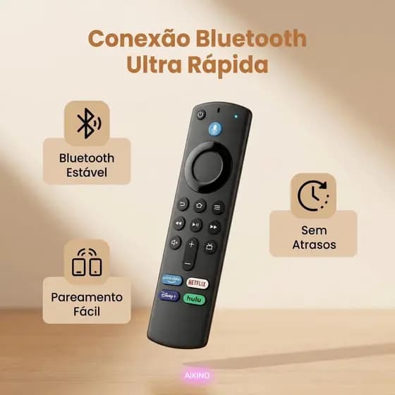 Controle Remoto Com Voz Para Amazon Fire Stick Tv 4k Lite