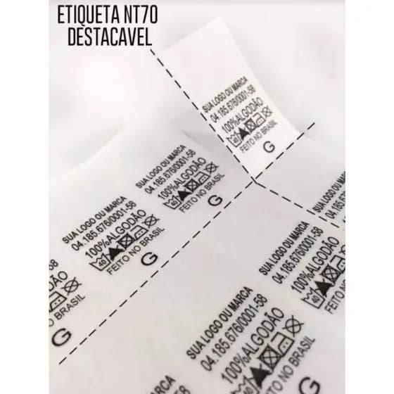 ETIQUETA COM SUA MARCA 1.000 UNIDADES RESISTENTE TOP PROMOÇÃO