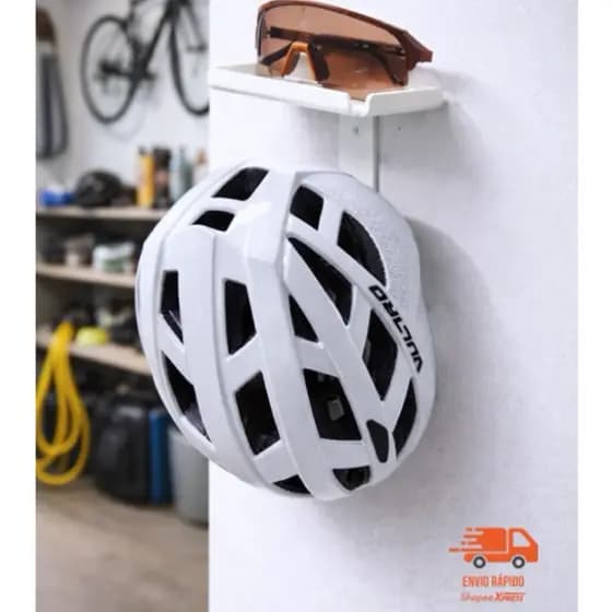 Suporte de Capacete e Óculos - Bike Ciclismo - MTB e SPEED