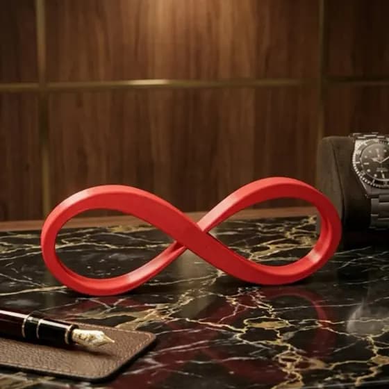 Infinito Decorativi - Símbolo Da eternidade e Amor / 21 cm - Decoração, Enfeite