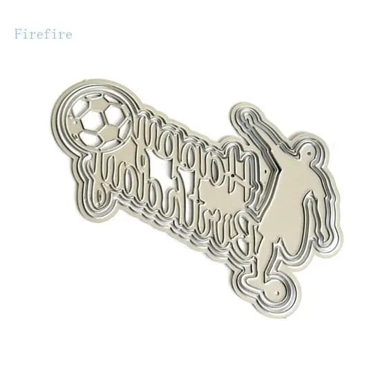 Firefire Metal Cortes Estênceis Gravação Feliz Aniversário Corte Para Scrapbooking Álbum Cartões Foto