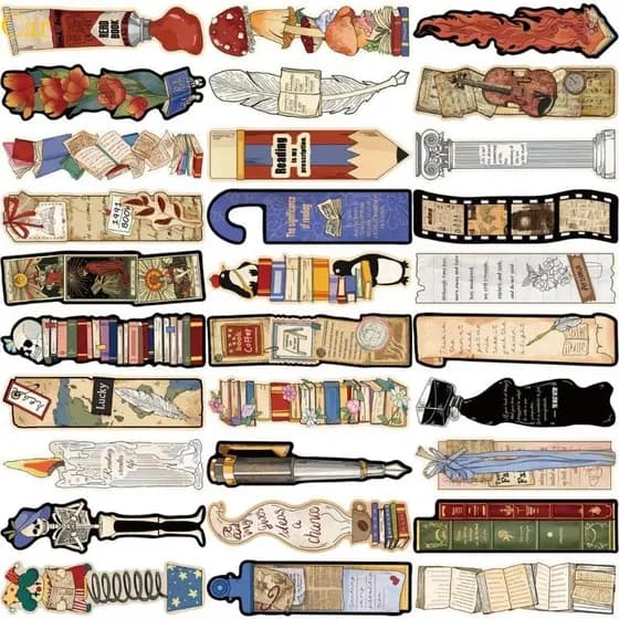 Conjunto 30 Folhas Para Carro, Cartões Irregulares, Marcadores Criativos, Página Leitura R