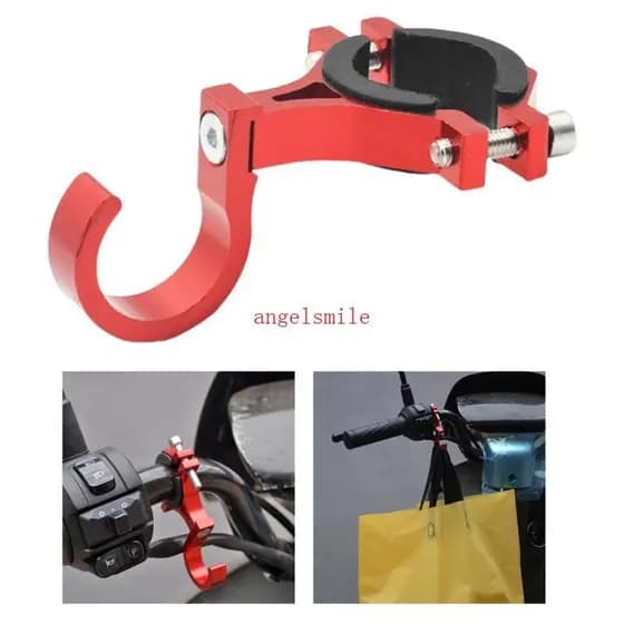 Melhor Multifuncional Scooters Acessório Gancho Capacetes Alumínio Cabide Motocicleta Guiador Instalação Para Motorbi