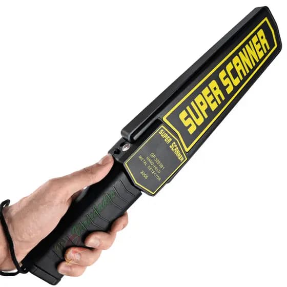 Scanner Detector De Metal Manual Leve Para Segurança