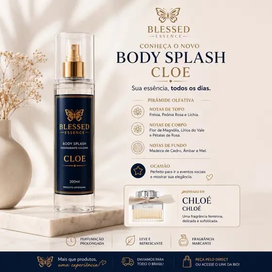 CLOE- inspirada em perfumaria fina