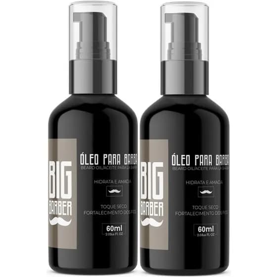 Óleo Para Barba Big Barber 60ml Caixa Com 2 Unidades