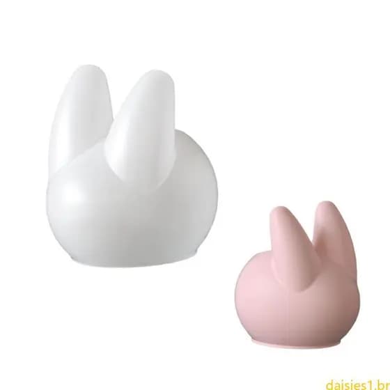 Dai Decorativo Coelhos Castiçal Artesanato Molde Silicone Acessório Portátil Para Uso Ornamen