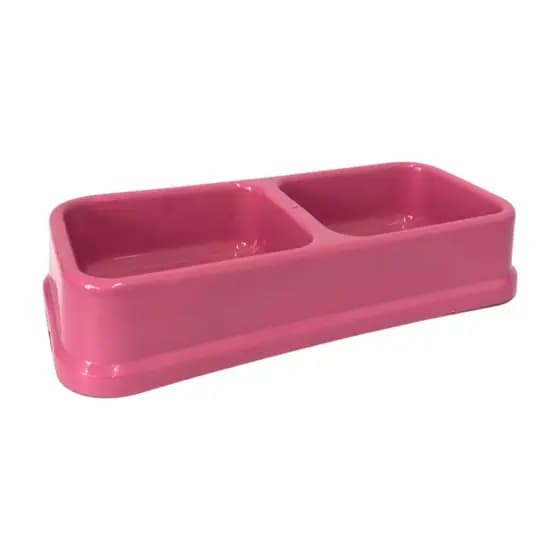 Comedouro Bebedouro Duplo 750ml cada lado Cães e Gatos