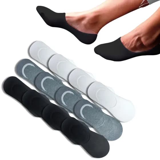 Kit 12 Pares Meia Soquete Invisível Unissex Curta