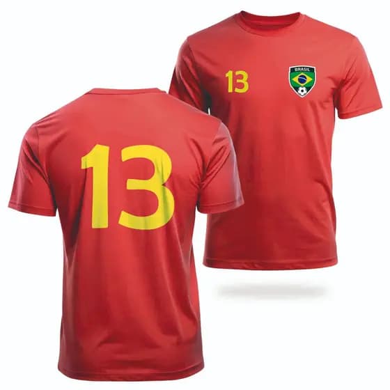 Camiseta Moda Masculina Futebol Esporte Corrida Academia Dry Fit Proteção UV 13