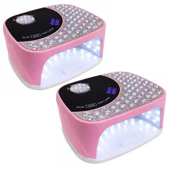 2 Cabines Profissional Unhas Gel Sun S60 36 Leds 168w Bivolt