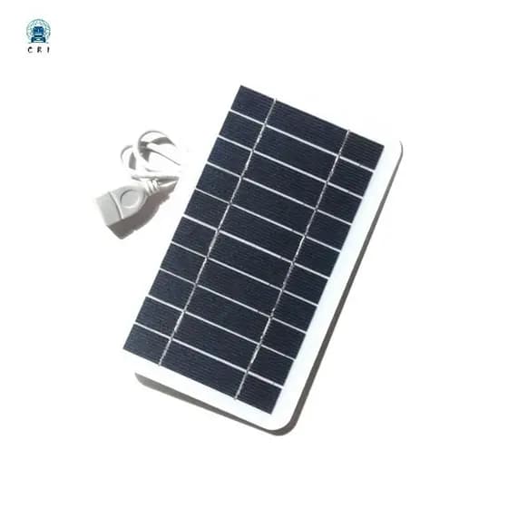 Painel Solar USB De Alta Potência 5V Para Camping Exterior À Prova D'água Células Portáteis Carregador De Bateria Celular
