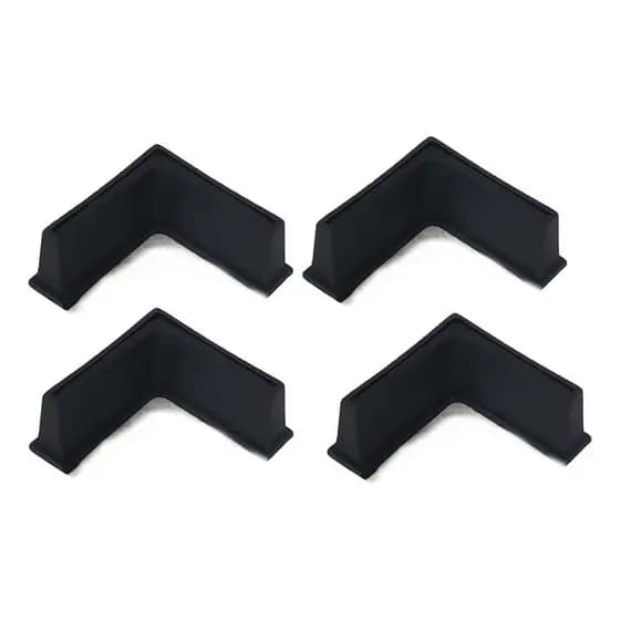 Kit 4 Sapata Emborrachada Pé Fogão Industrial,Mesa açougue 55x55mm Super Oferta