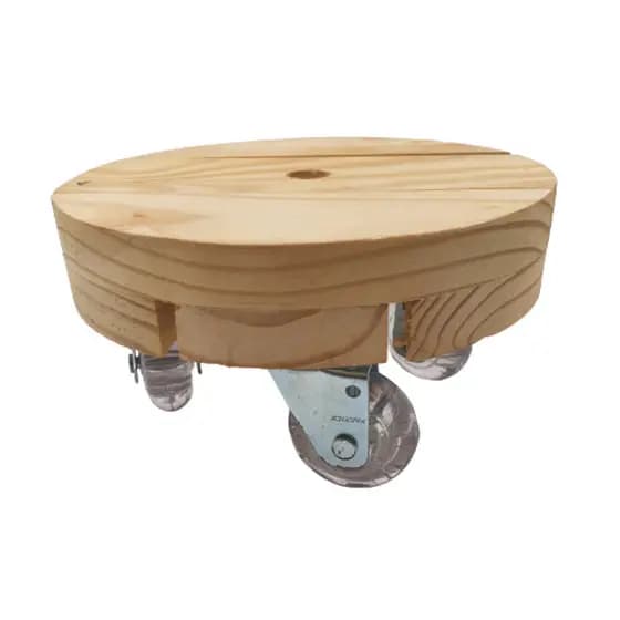 suporte para vaso de planta redondo com rodas de gel 20cm