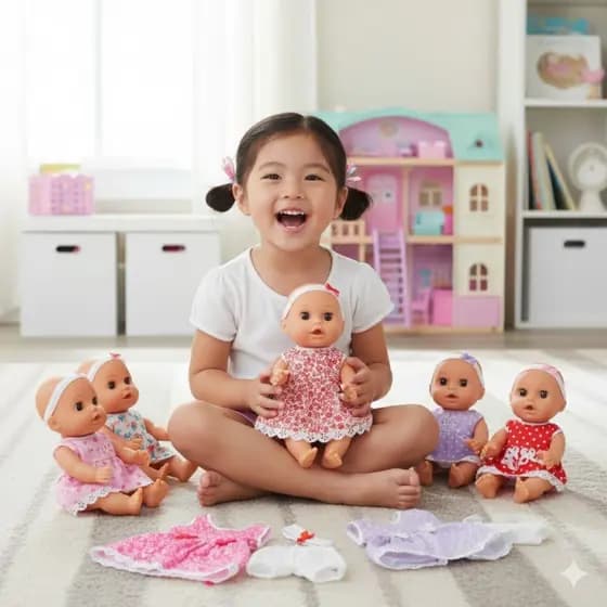 roupinhas de boneca baby alive ( kit 12 peças )