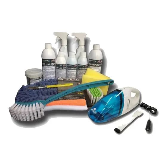Mini Kit Completo 20 Lavagem A Seco Do Carro Aspirador Brind