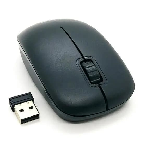 Mouse Sem Fio Preto com Scroll Exbom MS-S22