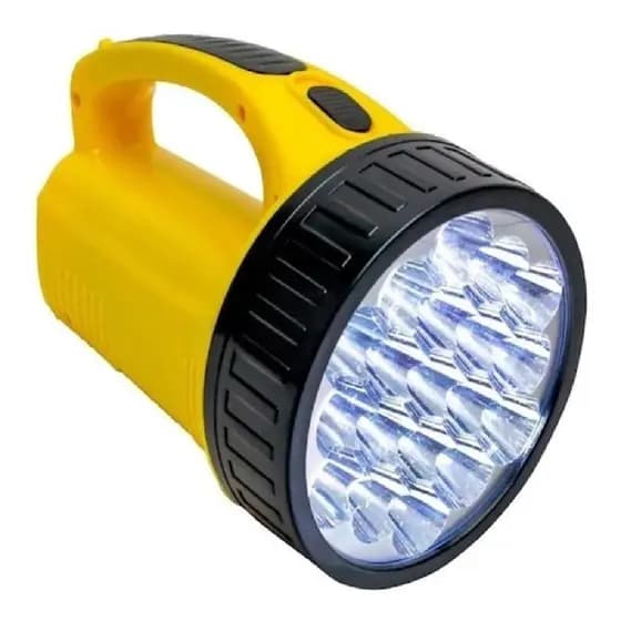 Lanterna Holofote Dp1706 Super 19 Leds Bivolt Recarregavel
