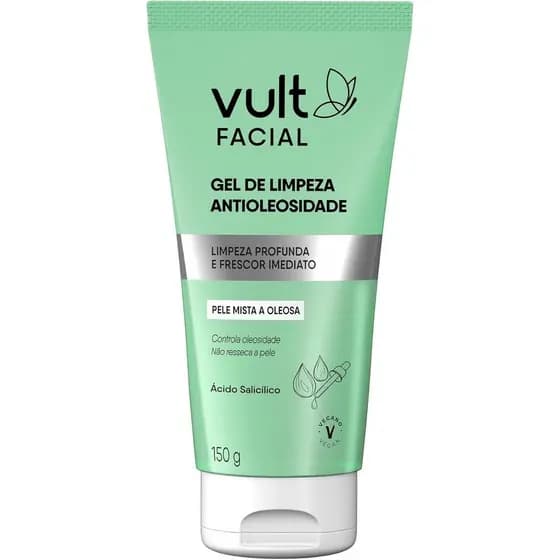 Gel de Limpeza Vult Facial Antioleosidade 150g