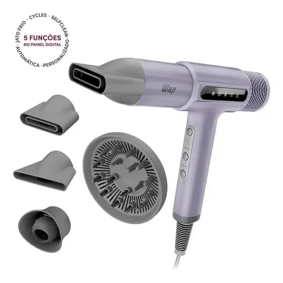 Secador WAP INTENSE DRYER WS1800 BLDC 4 Bicos E 5 Modos 127v