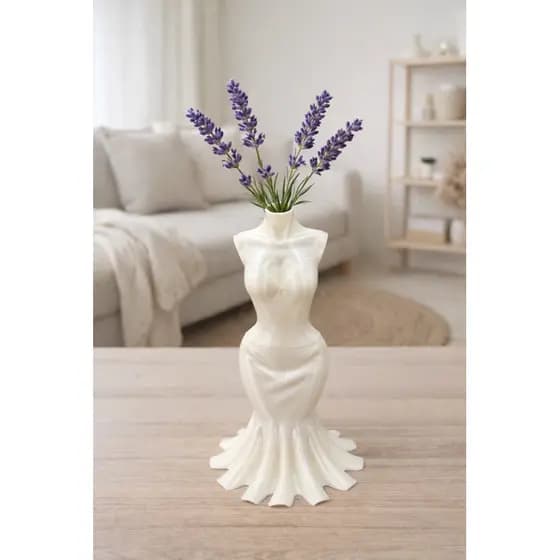Decoração Silhueta Mulher 14 cm | Vestido de Noiva Corpo Feminino Manequim