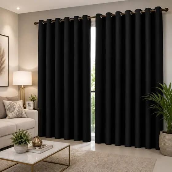 Cortina 100% Blackout PVC 2,80 X 2,20 Quarto e Sala - Longa