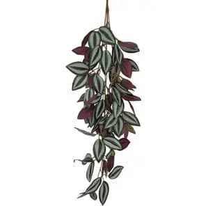 Planta Artificial Pendente Folhagem Realista Lambari Samambaia Decoração Parede Jardim Vertical 64cm