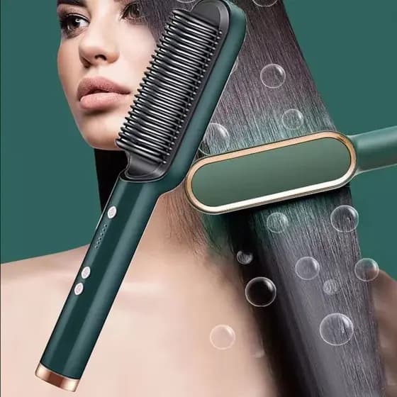 Escova Alisadora Hair Straightener , Secador, Chapinha e Modelador de Cachos Bivolt