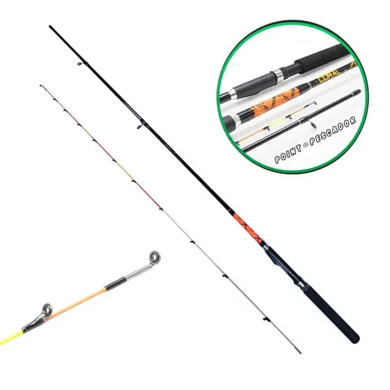 Vara De Pesca P/ Molinete Maruri Coral Fish 2 Partes