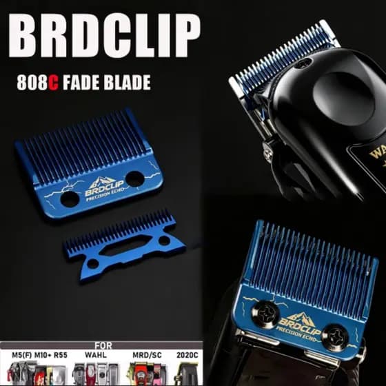 Lâmina de Substituição Profissional BRDCLIP FADE para Máquina de Cortar Cabelo