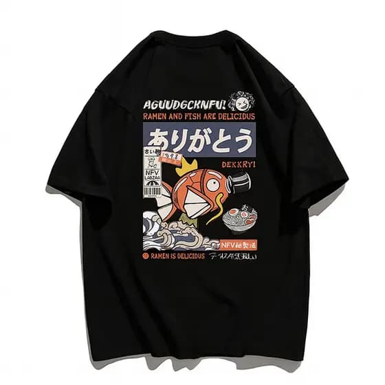 Camiseta Magikarp Pokemon Anime Unissex Desenho Pokebola Qualidade Premium Envio Imediato