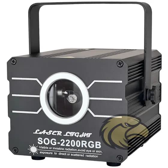 Laser Festa Colorido Rgb 2w Dmx Sensor De Som e Automatico Verde Vermelho Azul