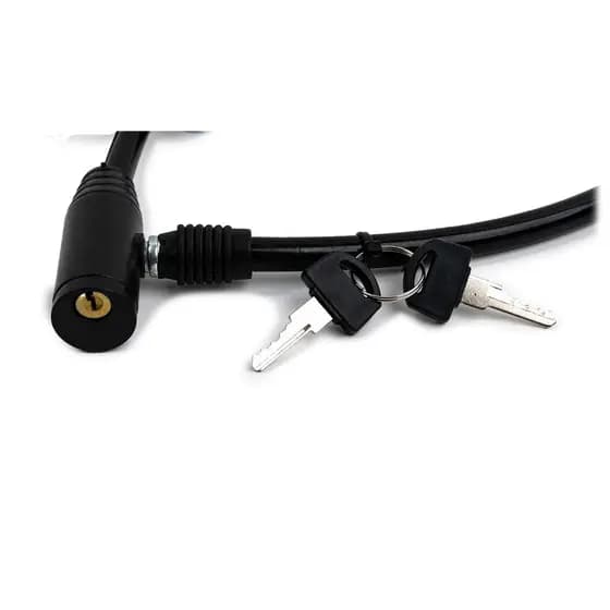 Cadeado Trava Para Bicicleta Capacete Bike Cabo Aço 8MMx60CM