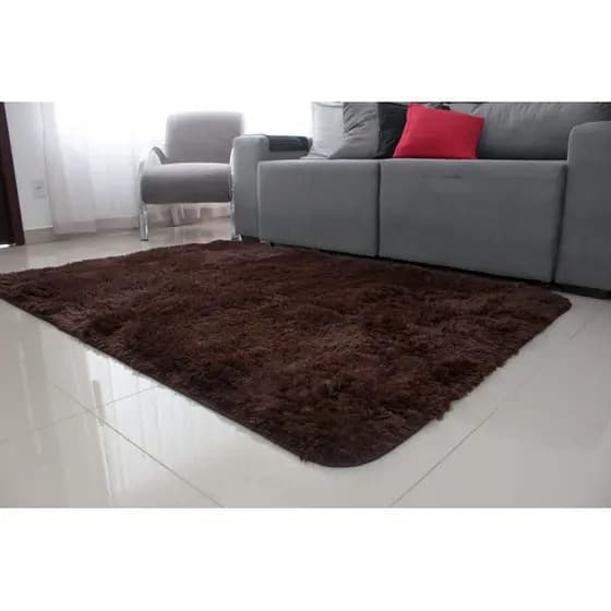 Tapete Peludo, Felpudo De Sala Ou Quarto Luxo 2,00 X 1,30 cor