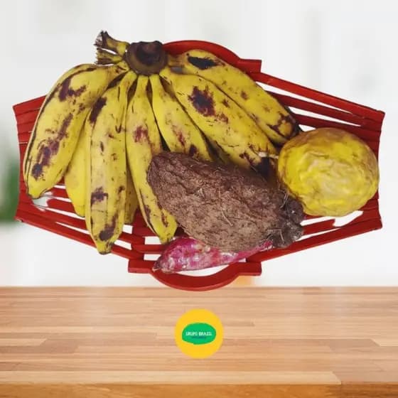 Fruteira de Mesa Multiuso DOBRÁVEL e RETRÁTIL Madeira Ripada