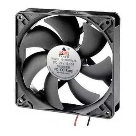 Micro Ventilador Cooler 80x80x25mm 24v (sem Conector)