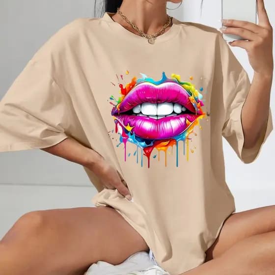 Camisetão Blusa T-Shirt Feminina Algodão Premium