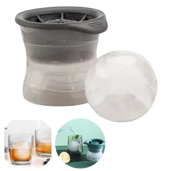Forma Gelo Esfera Bola Grande Redonda Durável Bar Whisky envio 24hrs