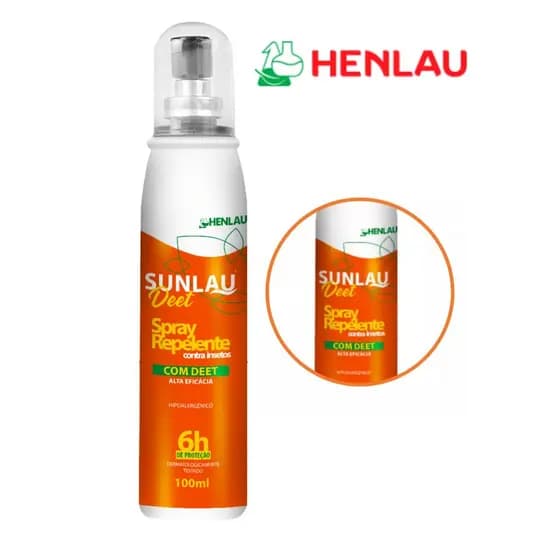 Repelente Henlau Sanlau Deet Spray 100 ml