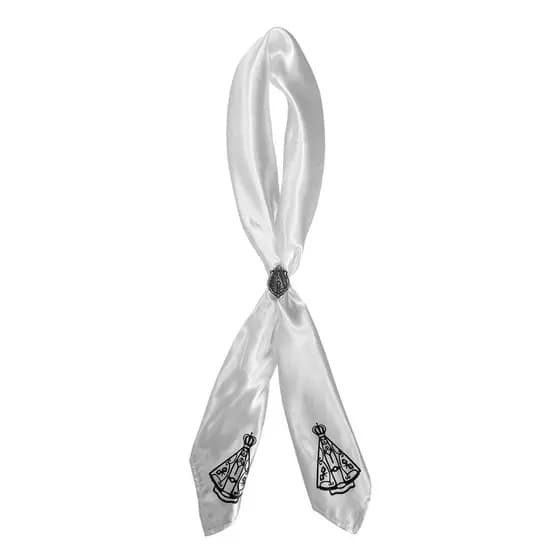 Lenço Branco Nossa Senhora