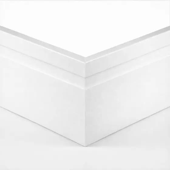 10 Moldura Rodapé Poliestireno Resistente Umidade 10cm