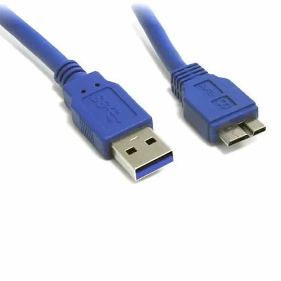 Cabo Micro Usb 3.0 Ss 5gbps Blindado 0.5m Hd Externo Touro