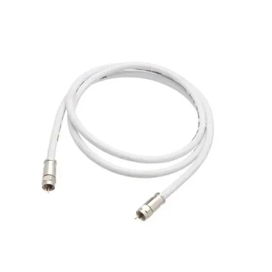 Cabo de Antena Coaxial Rg6 75ohm Curto com 20cm ( 20 centímetros ) para uso com a Net Sky Oi Tv Digital = Pronto para o Uso com conectores nas pontas