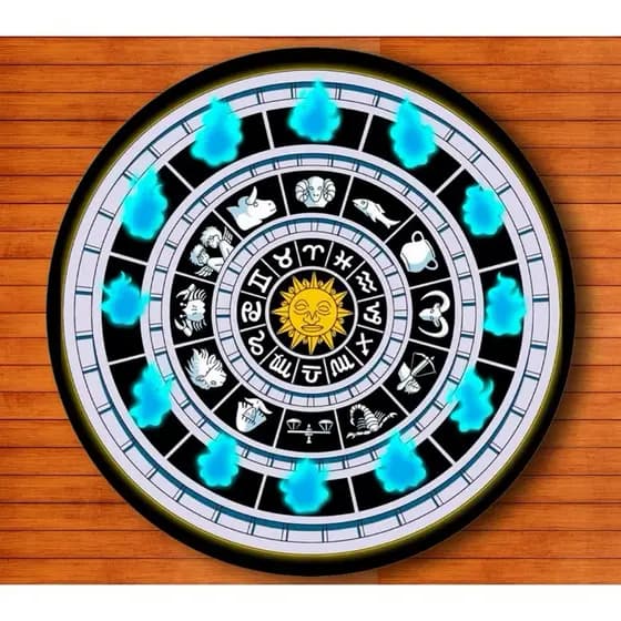 Mouse Pad Redondo Cavaleiro dos zodíaco cavaleiros de ouro