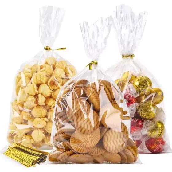 1kg 1.111unidades saco saquinho plástico cristal transparente pp 10cm x 15cm x 0,006