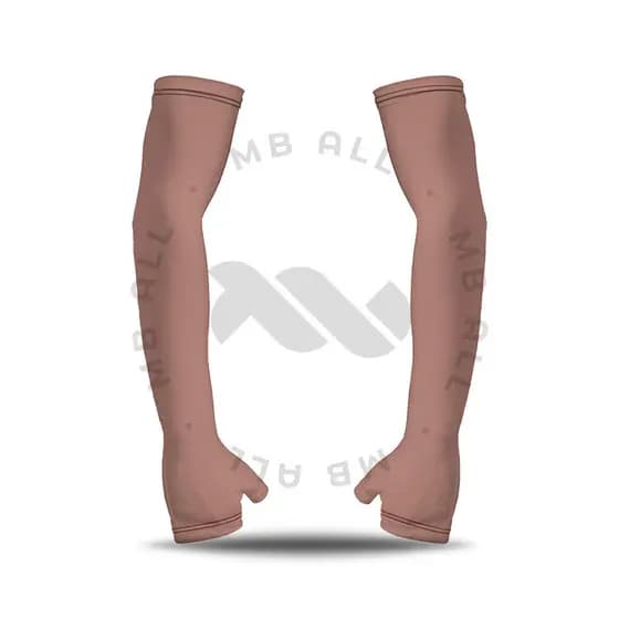 Par Manga Manguito com Proteção Solar UV FPS Braço Unissex Motoqueiro Ciclistas Ciclismo Chocolate