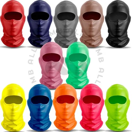 Touca Ninja Balaclava Motoqueiro Frio Inverno Proteção Solar Todas As Cores