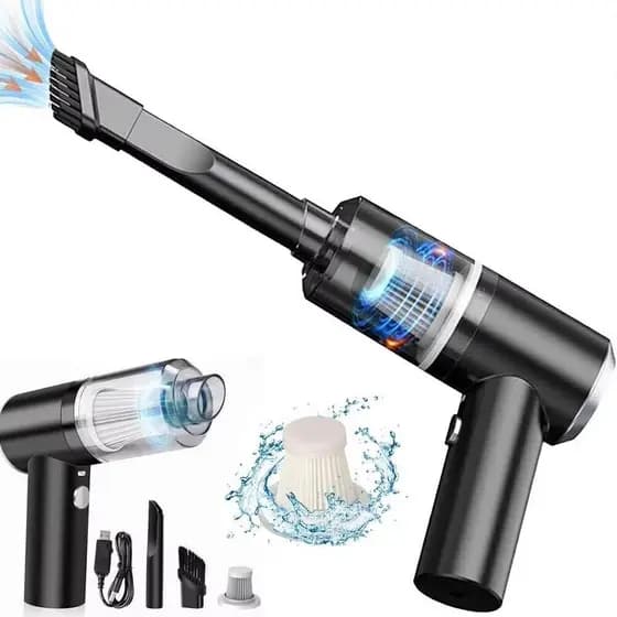 ASPIRADOR PORTATIL SEM FIO MINI LIMPADOR 3 EM 1 SOPRADOR RECARREGAVEL PARA CARRO CASA SOFA MULTIFUNCIONAL PRATICO
