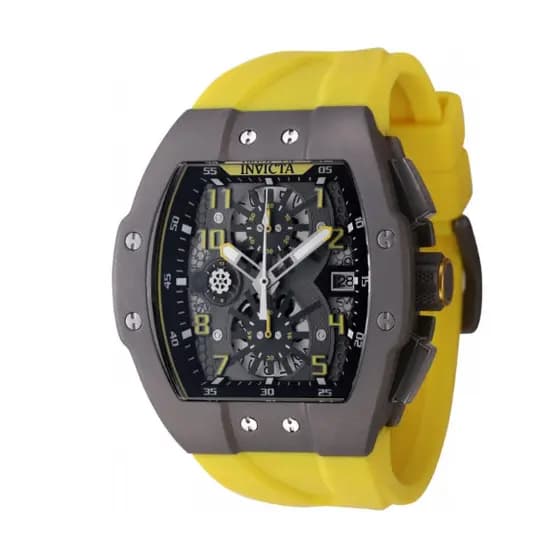 Relógio Masculino Invicta Racing Titanio Cristal de Safira Edição Limitada Suiço 47188
